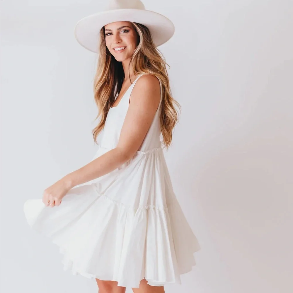 NEW Ruffle Mini Dress - Picture 3 of 3